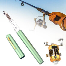 2026 Pen Style Pocket Fishing Rod Compact Aluminum Alloy Telescopic Design For Outdoor Anglers