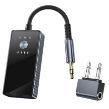 5.2-Zender, Lage Latentie, 3,5 mm AUX-Aansluiting en -Ontvanger - Draadloze Audioadapter