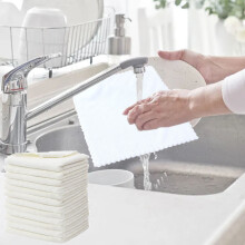 Ultrafine Fiber Dish Towels - Soft, Highly Absorbent Kitchen Towels for Dishes, Hands, and Table Cleaning, 12-Pack, 30x30cm