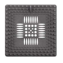 Non-Slip Thermoplastic Rubber Drain Screen for Kitchen & Bathroom – Clog-Resistant Floor Cover, Compatible with Standard Drains