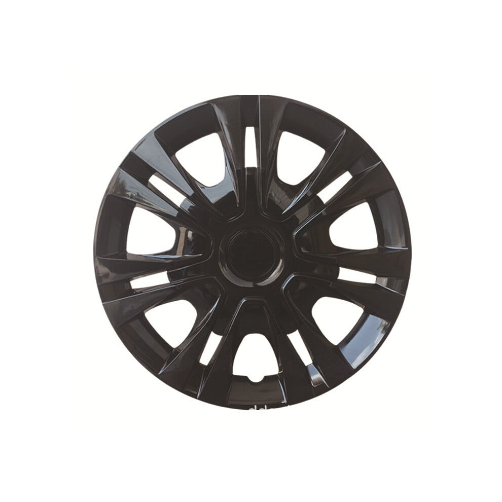 Hemoton Plastic Car Hub Center Caps With Unique Design For Wide Compatibility And Stylish Appearance 14 Inch Black 9362892457609