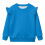 Navy Blue Ruffle Sweatshirt Long Sleeve 1-2T 1