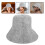 Absorbent Felt Sauna Hat Dark Grey Bathroom Accessory Breathable and Practical 1