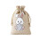 Easter Bunny Party Candy Box Gift Bag Gift Packaging Linen Drawstring Bag Candy Easter Eggs Bag Fun Activity for All Ages 1