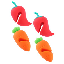4 Pcs Elevated Lid to Prevent Spillage Oven Lids Household Gadgets Pink Decor Toddler Red
