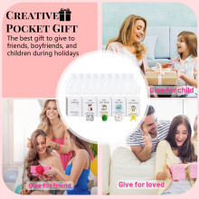 Funny Birthday Card with Cartoon Design - Creative Pocket-Sized Gift for Friends and Family, Includes Humorous Messages