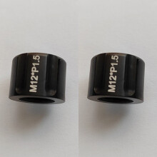 2Pcs Bike Thru Axle Nut 12MM 15MM P1.0 P1.5 P1.75 Hubs Axle Cap Bike Accessorie