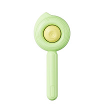 Pet Comb for Cats and Dogs with Release Button Green