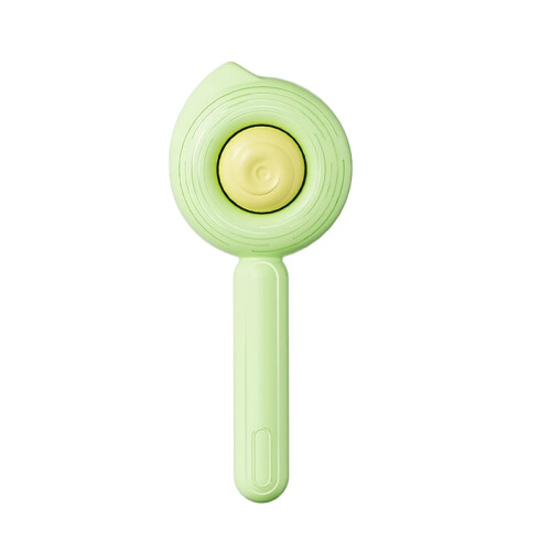 Pet Comb for Cats and Dogs with Release Button Green