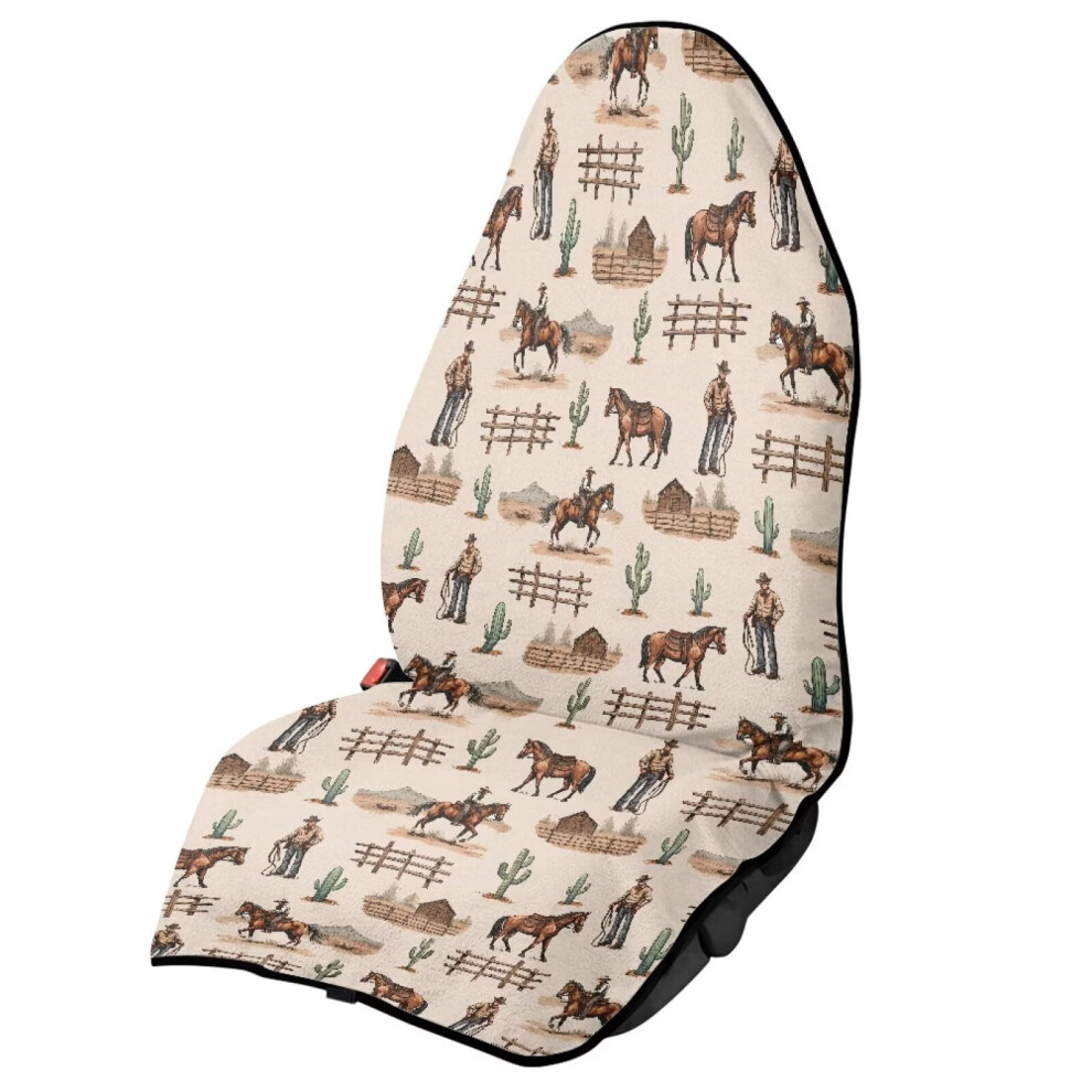Western Cowboy Car Seat Covers Waterproof Anti-Slip 9043876523922