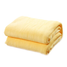 Pretyzoom Light Yellow Flannel Fleece Blanket Soft And Cozy Solid Color Throw For Couch And Bed Lightweight Home