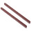 2Pcs Brown Plastic Drawer Slides Smooth Quiet Cabinet Guide Rail Replacement 1