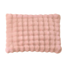 Pink Winter Pet Heating Pad 15.7X11.8 Inches Kneading Soft Mat For Dogs Cats Warm Fleece Blanket Sleeping Bed Portable Indoor Outdoor Use 0.13 Lb