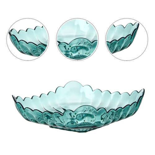 1Pcs Fruit Tray Square Plastic for Home Use in Snack and Dessert Serving