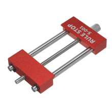 Woodworking Scriber Ruler with Aluminum Alloy Rule Stop for Precision Wood Marking Gauge