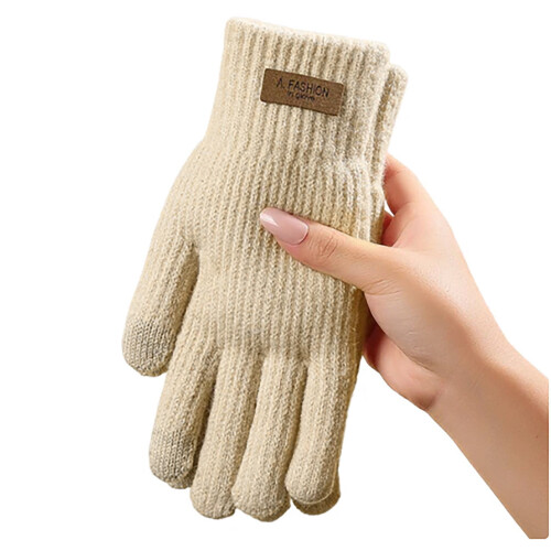 Touch Screen Gloves Men Winter Warm Thick Knitted