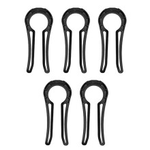 Stove Knob Locks | 1-Pack/5-Pack Gas Oven Covers | Universal Fit Flexible Plastic Kitchen Lock Set