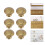 10 Pcs Brushed Nickel Drawer Knobs Cabinet Cupboard Decorative 1