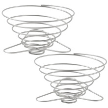2-Pack Stainless Steel Coffee Dripper Set, Compact Foldable Funnel for Home Brewing
