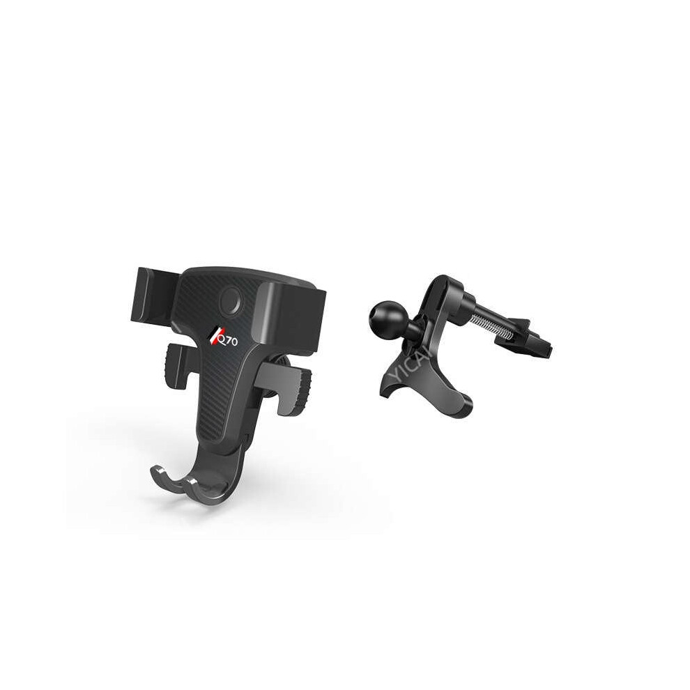 For Infiniti Q70 Carbon Fiber Pattern Car Bracket Gravity Car Holder Air Vent Clip Mount Mobile Cell Stand Smartphone Support 9405492442962