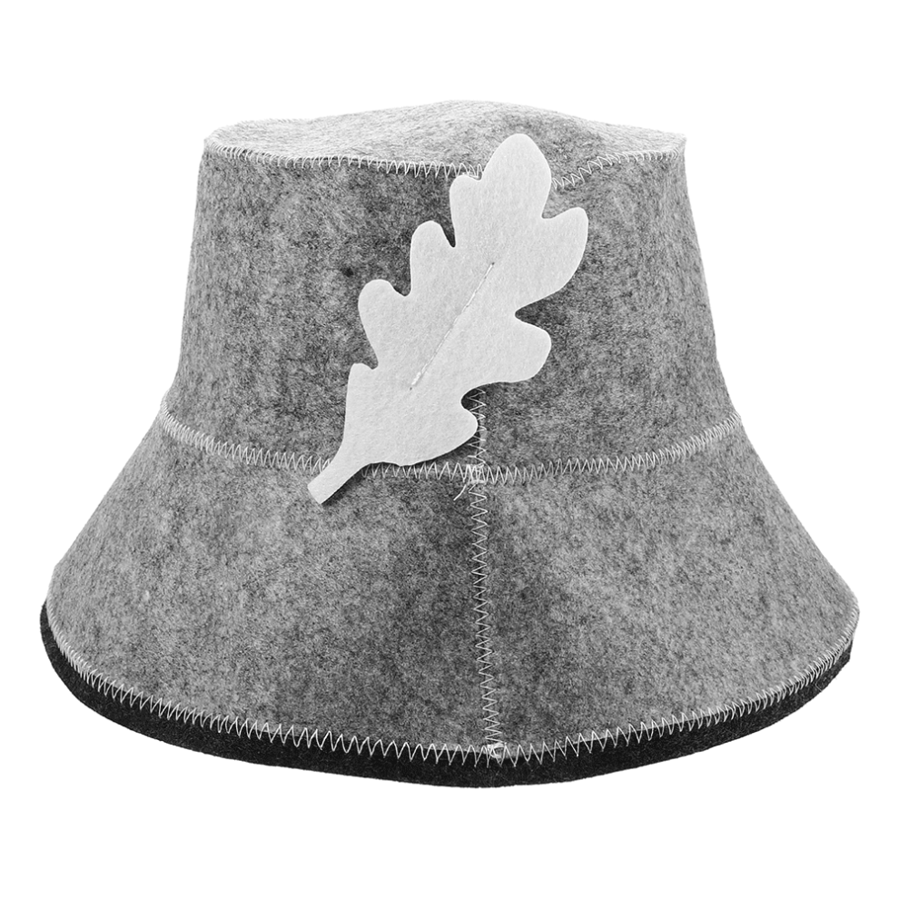 Soft Felt Sauna Cap Water Absorbent Insulation Sauna Bucket Hat Fashion