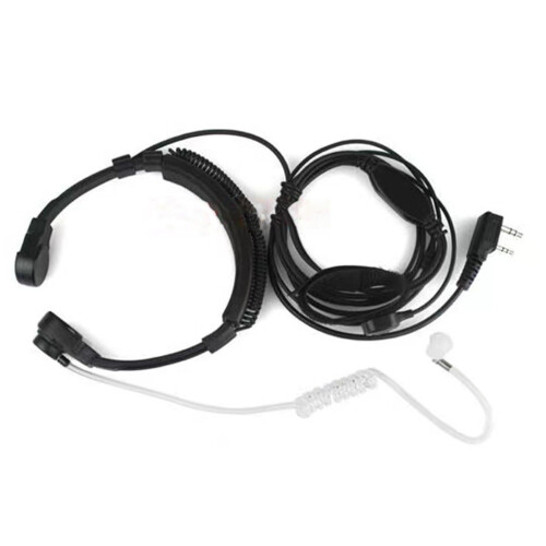 High-Sensitivity Throat Mic for Public Safety Communicators Clear Audio, Durable Design