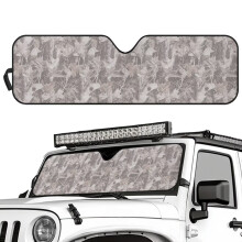 Camouflage Windshield Sun Shade for Jeep Wrangler JL/JK/Gladiator – UV & Heat Blocking Shade Cover
