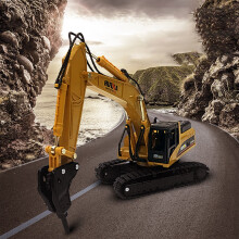 wycnly Kids Toys Alloy Excavator Construction Truck Toy Tractor Boy Toy Manual Excavator Metal Construction Equipment Models Toys for Boys