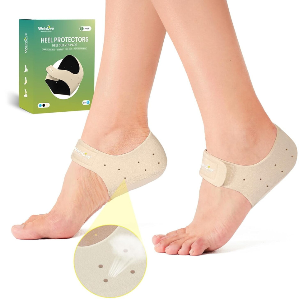 Heel Cups for Plantar Fasciitis & Heel Spur Pain Relief â Compatible with Women 9.5â13 / Men 8.5â14