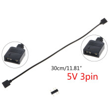 RGB-splitterkabel 5V 3-pins adapterkabel CPU-viftesplitterforlengelsesstrømkabel