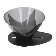 Cross‑Star PP Pour‑Over Coffee Dripper – Reusable Cone Filter, Elegant Design, Heat‑Resistant, Easy to Clean