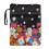 Blomsterbogomslag med lynlåslukning, 300D polyester, 11,4x 1