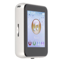 HiFi 1.8" Touch Screen MP3 Player with 8GB, Recording, Speaker, Silver