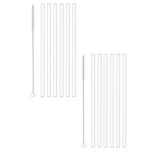 2/1 Sets Replacement Straw for 40oz Tumbler, Reusable Clear Straw with Cleaning Brush Compatible With Stainless Steel Tumbler