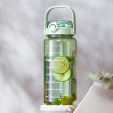 Clear Leak-Proof Sports Water Bottle 1.5L with Straw & Spout Lids, Compatible with ANMUYUM