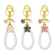 Cute Flower keychains for Women, Aesthetic Keychain Charms, Bag & Purse Charms for Handbags & Backpacks Accessories (Flowers-3Pcs)