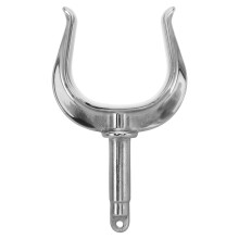 Silver Stainless Steel Oar Part Paddle Holder Stability for Boats Canoes Small Boats 1Pcs