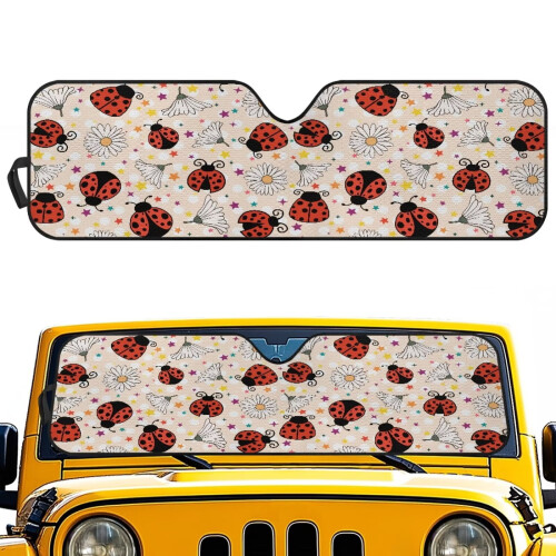 Foldable Windshield Sun Shade for Jeep Wrangler 16.14 x