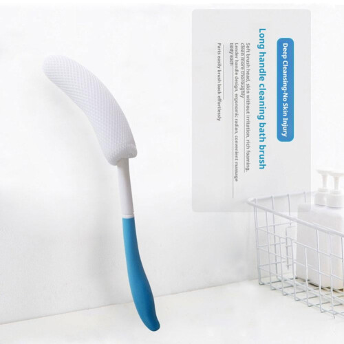 Escova corporal com cabo longo – Design curvo antiderrapante, 1 1