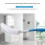 Escova corporal com cabo longo – Design curvo antiderrapante, 1 3