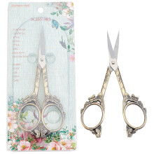 Butterfly Scissors Stainless Steel 4.7 inch Antique Bronze