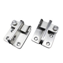 2PCS Flip Latch, (Extra Thick) Stainless Steel Heavy Duty Gate Latcher Door Latch with Safety Packlock Hole, Brushed Finish,