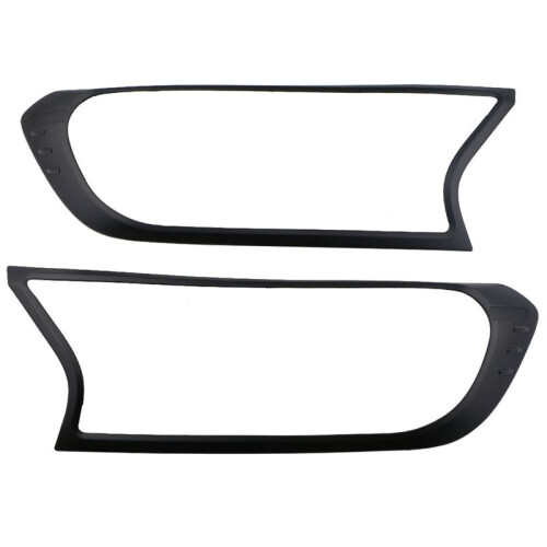 Car Headlight Cover Trim Frame Side Light Frame Daytime Running Light Frame for  Everest Ranger 2015-2019 2