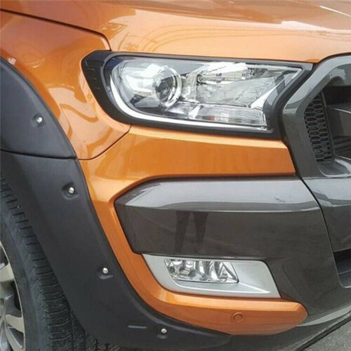 Car Headlight Cover Trim Frame Side Light Frame Daytime Running Light Frame for  Everest Ranger 2015-2019 2