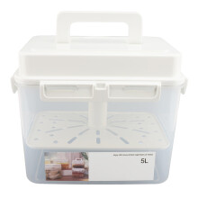 5L Large Capacity Pickle Fermentation Container, Leakproof Portable Kimchi & Pickle Jar with Sealed Lid (23x20x13cm)