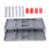 Foldable Multi‑Layer Drawer Organizer – Expandable Jewelry, Makeup & Office Supplies Tray, 2‑Layer Storage Case 1