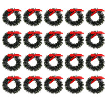 Dollhouse Mini Xmas Wreath 1:12 Hanging Decor 20pcs