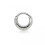 Δαχτυλίδι μύτης Septum Clicker από ασήμι 925, piercing κρίκο 18G A1515-Ασημί 1