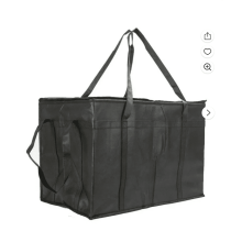 Sac isotherme pliable en aluminium – Étanche, idéal pour les pique-niques, le camping, la livraison de repas et les courses – Réutilisable et