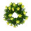 Artificial Daisy and Eucalyptus Wreath 30cm Yellow 2